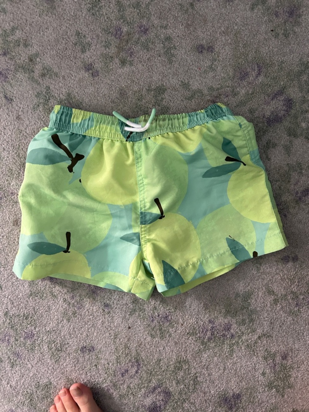 Zara Fruit Print Swim Shorts size 5